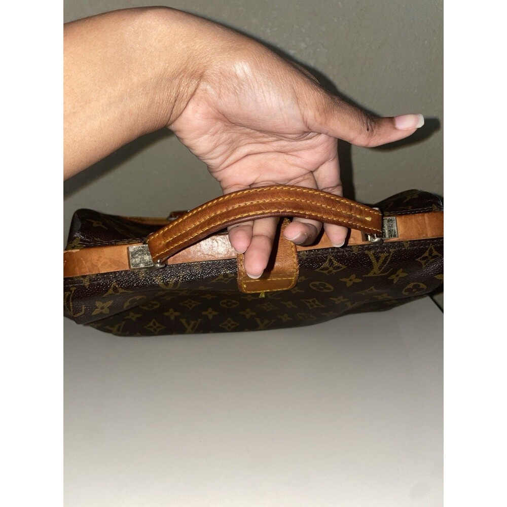 LOUIS VUITTON Antique Monogram Doctor Bag RARE Vintage - Picture 5 of 15